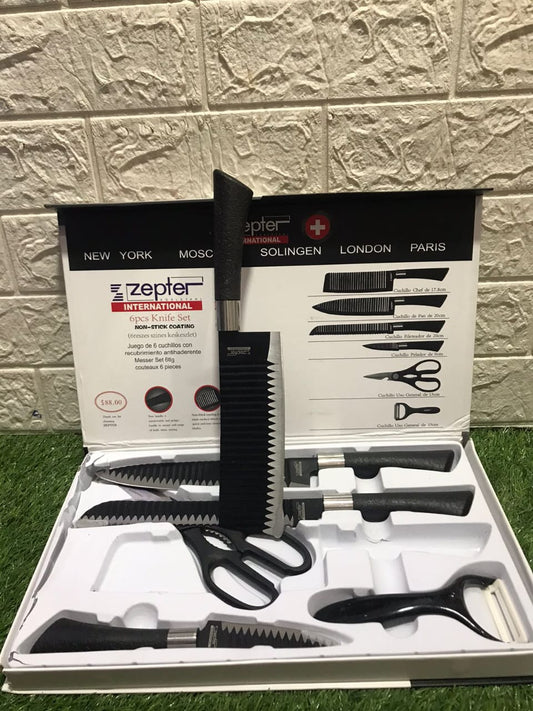 6-Piece Knife Set for Everyday Cooking